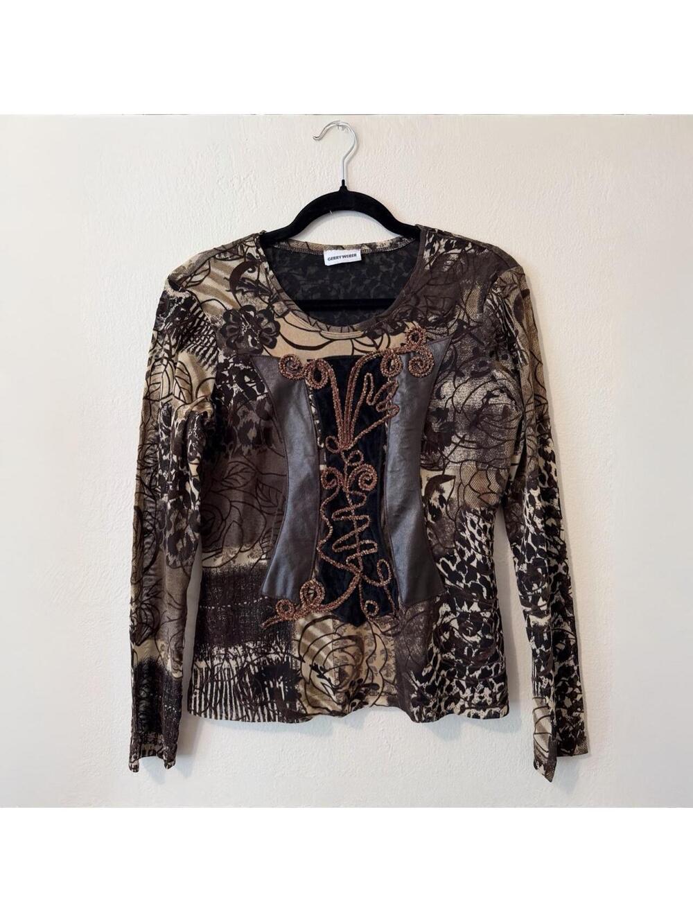 Y2K vintage Gerry Weber Mesh Top